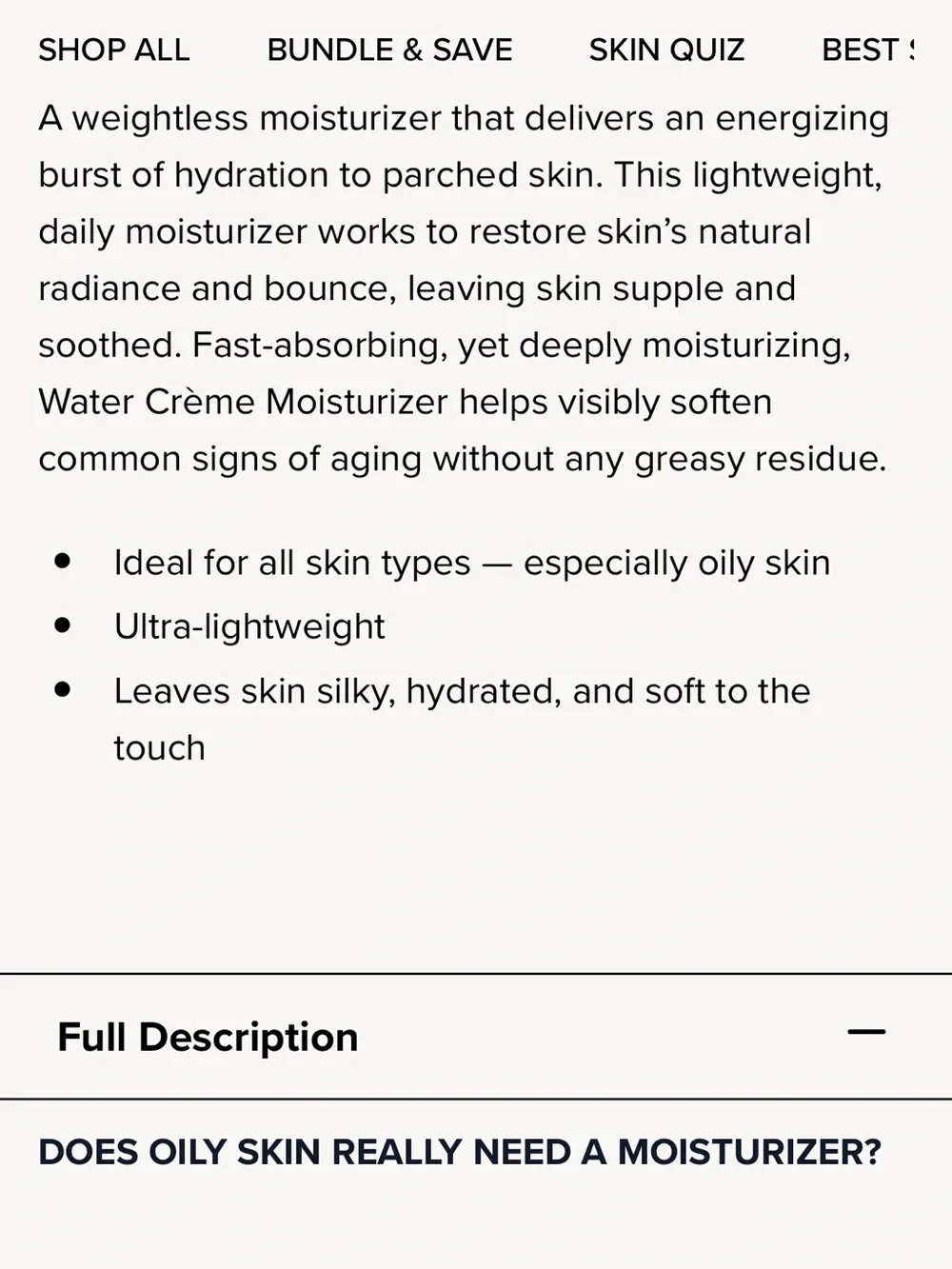 DRMTLGY Water Crème Moisturizer —